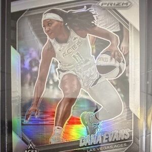 Panini 2025 Prizm Dana Evans #33 Las Vegas Aces Basketball WNBA